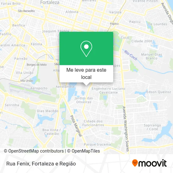Rua Fenix mapa