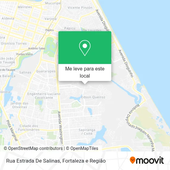 Rua Estrada De Salinas mapa