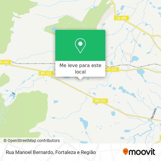 Rua Manoel Bernardo mapa