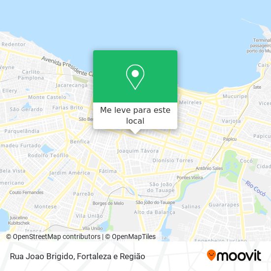 Rua Joao Brigido mapa