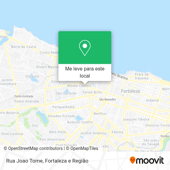 Rua Joao Tome mapa