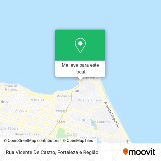 Rua Vicente De Castro mapa