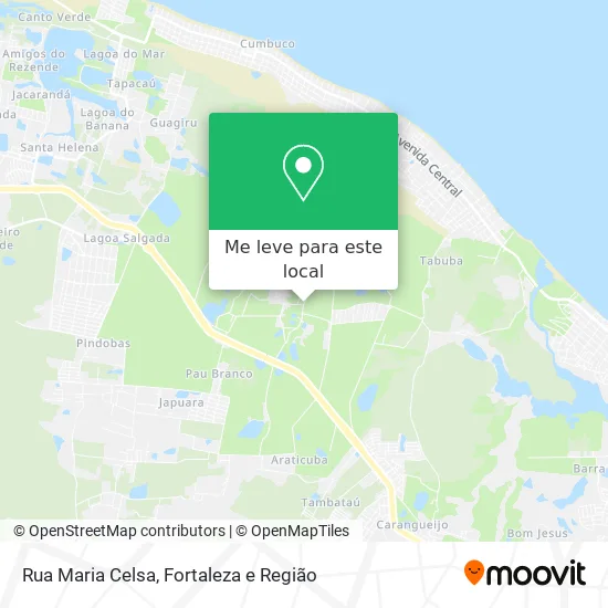 Rua Maria Celsa mapa