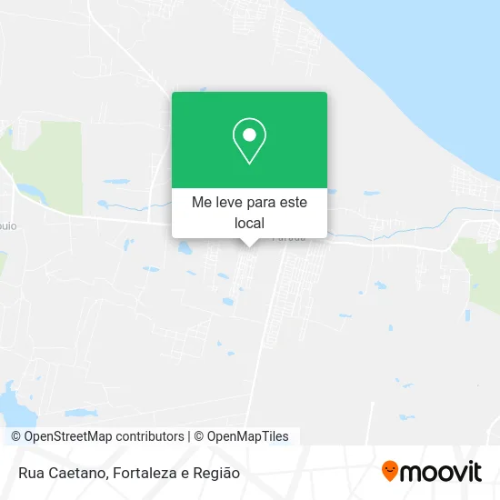 Rua Caetano mapa