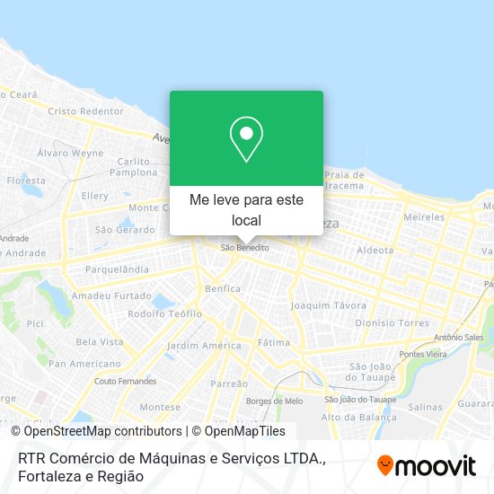 RTR Comércio de Máquinas e Serviços LTDA. mapa