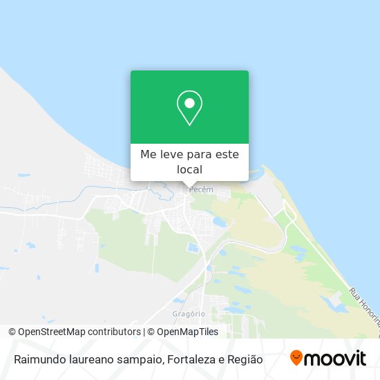 Raimundo laureano sampaio mapa