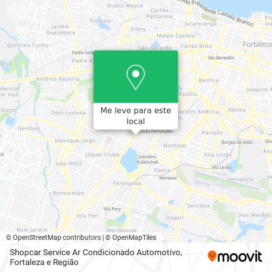 Shopcar Service Ar Condicionado Automotivo mapa
