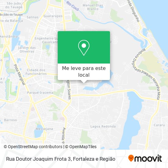 Rua Doutor Joaquim Frota 3 mapa