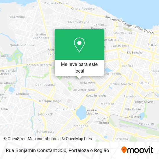 Rua Benjamin Constant 350 mapa