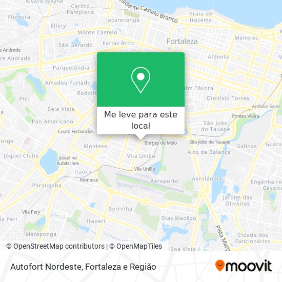 Autofort Nordeste mapa