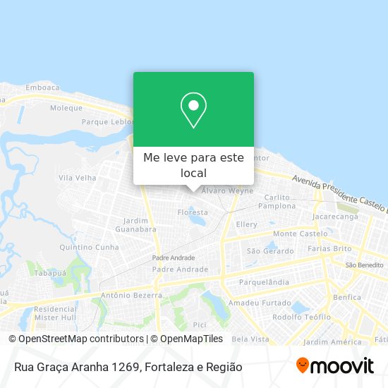 Rua Graça Aranha 1269 mapa