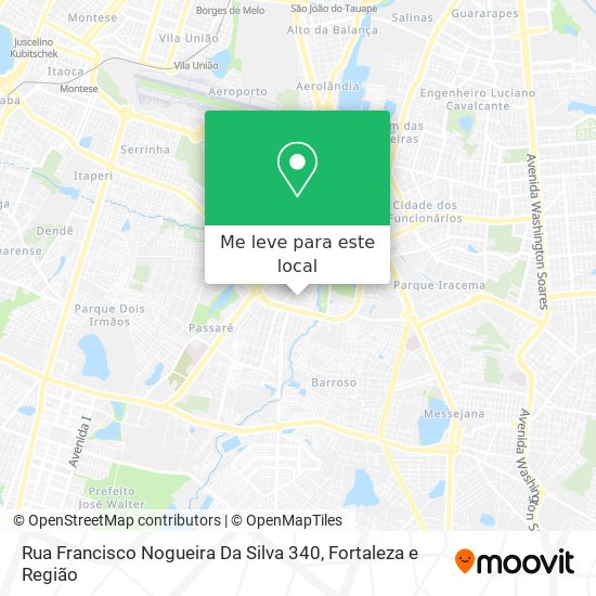Rua Francisco Nogueira Da Silva 340 mapa