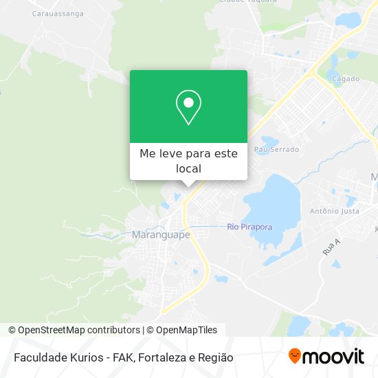 Faculdade Kurios - FAK mapa