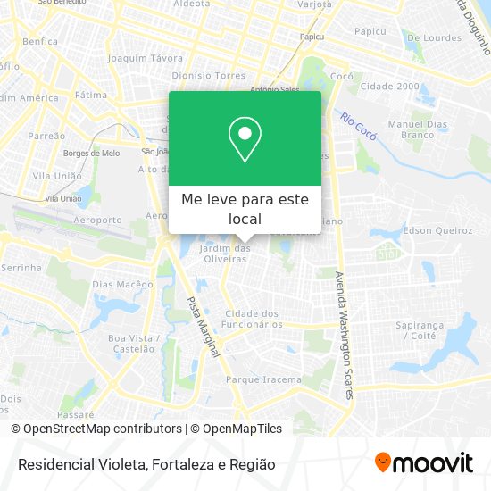 Residencial Violeta mapa