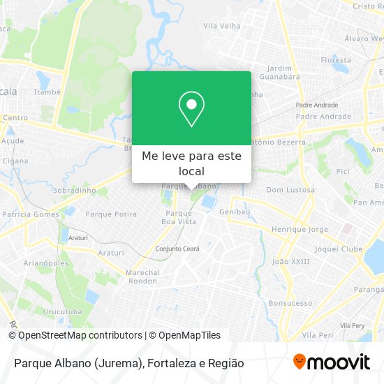 Parque Albano (Jurema) mapa