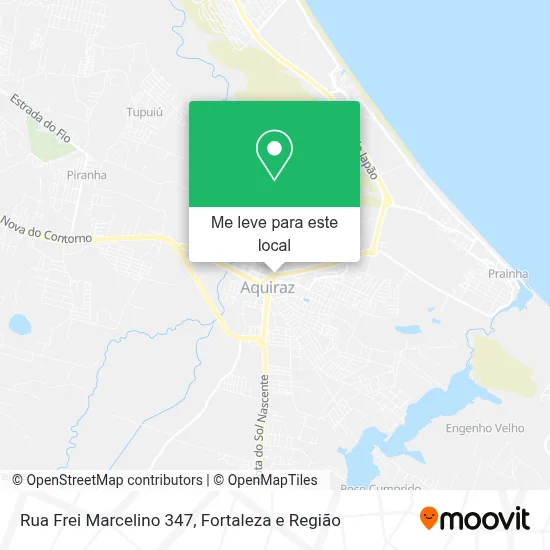 Rua Frei Marcelino 347 mapa