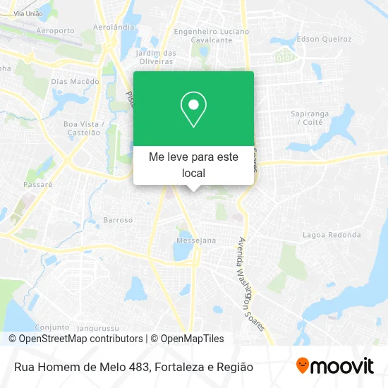 Rua Homem de Melo 483 mapa