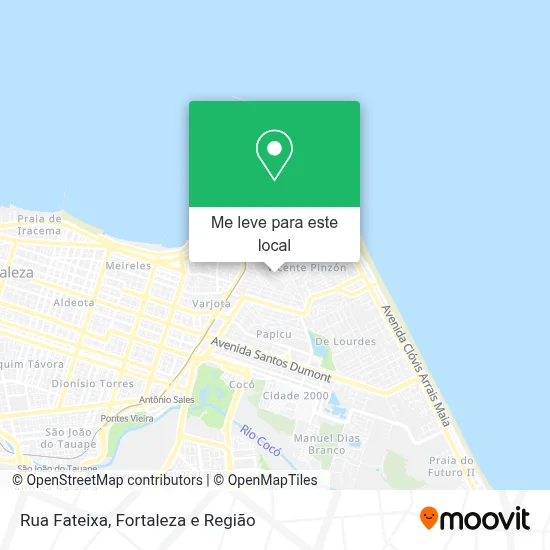 Rua Fateixa mapa