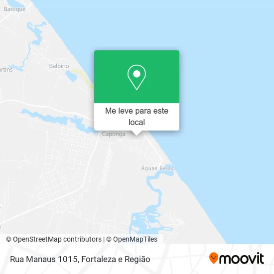 Rua Manaus 1015 mapa