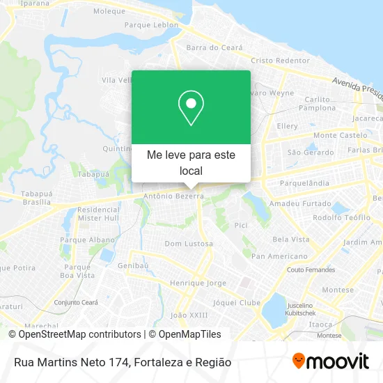 Rua Martins Neto 174 mapa