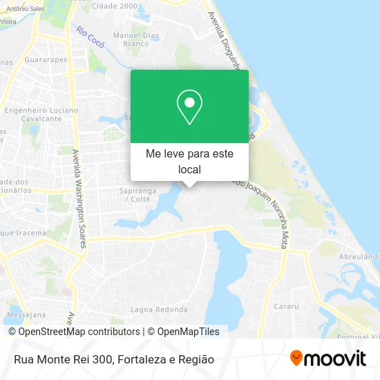 Rua Monte Rei 300 mapa