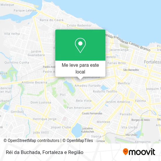 Réi da Buchada mapa