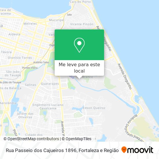 Rua Passeio dos Cajueiros 1896 mapa