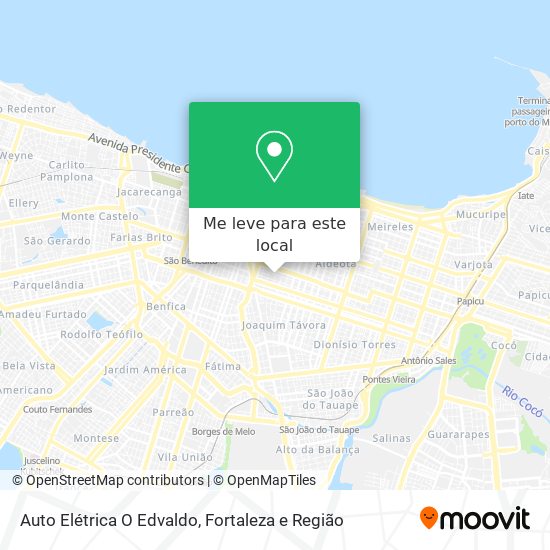 Auto Elétrica O Edvaldo mapa