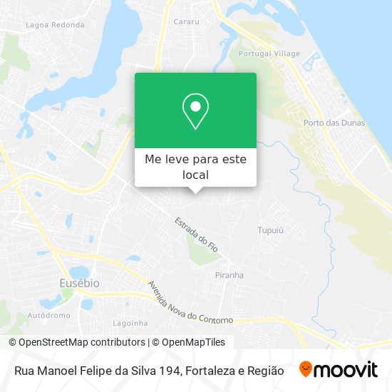 Rua Manoel Felipe da Silva 194 mapa