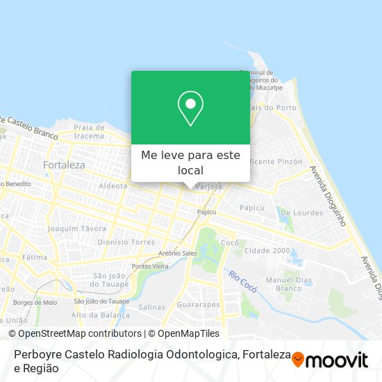 Perboyre Castelo Radiologia Odontologica mapa