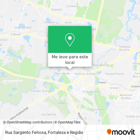 Rua Sargento Feitosa mapa