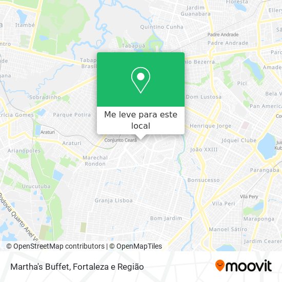 Martha's Buffet mapa