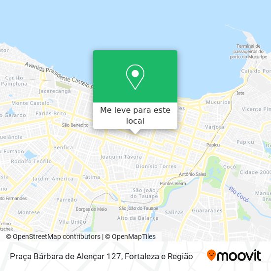 Praça Bárbara de Alençar 127 mapa