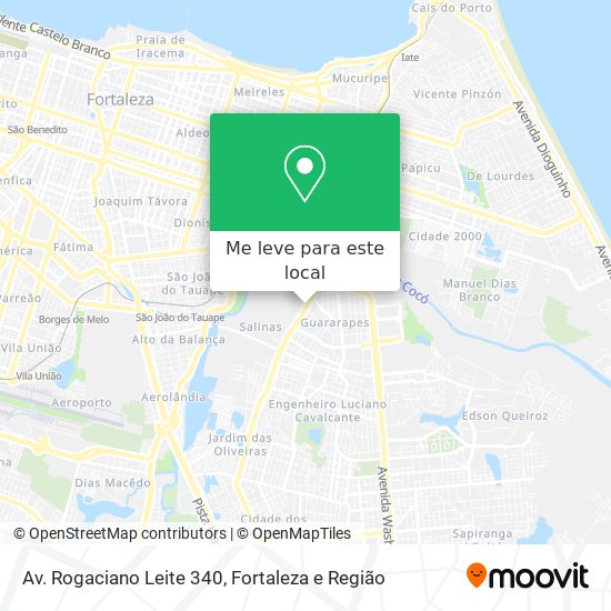 Av. Rogaciano Leite 340 mapa