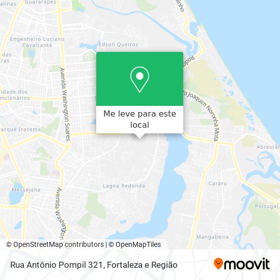 Rua Antônio Pompil 321 mapa