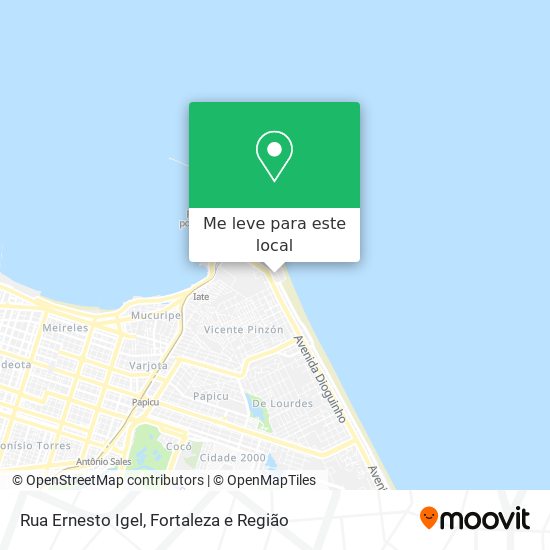 Rua Ernesto Igel mapa