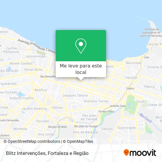 Blitz Intervenções mapa