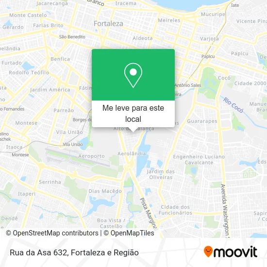 Rua da Asa 632 mapa