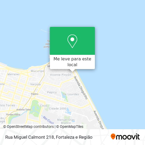 Rua Miguel Calmont 218 mapa