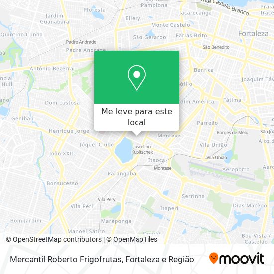 Mercantil Roberto Frigofrutas mapa