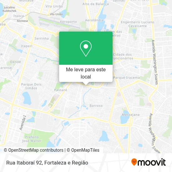 Rua Itaboraí 92 mapa