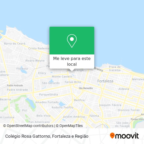 Colégio Rosa Gattorno mapa