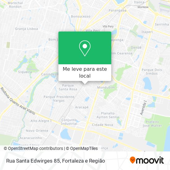 Rua Santa Edwirges 85 mapa