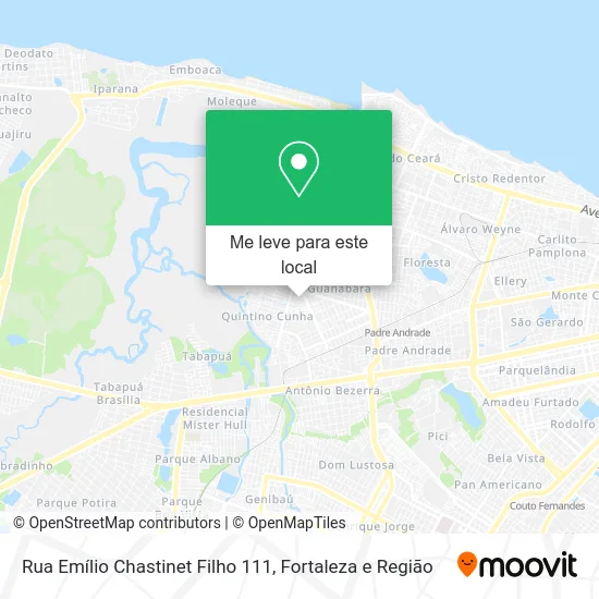 Rua Emílio Chastinet Filho 111 mapa