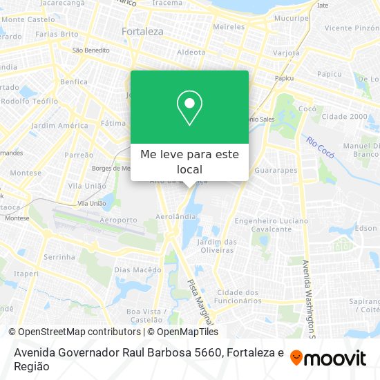 Avenida Governador Raul Barbosa 5660 mapa