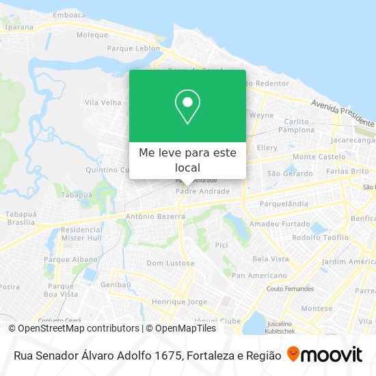 Rua Senador Álvaro Adolfo 1675 mapa
