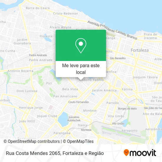 Rua Costa Mendes 2065 mapa
