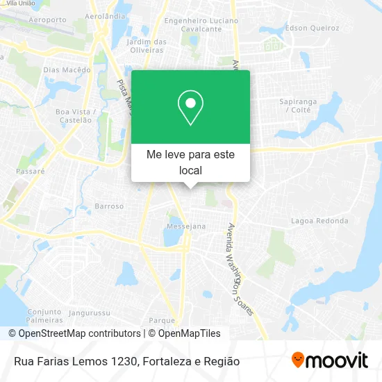 Rua Farias Lemos 1230 mapa