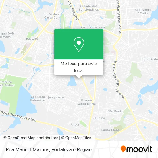 Rua Manuel Martins mapa