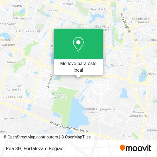 Rua 8H mapa